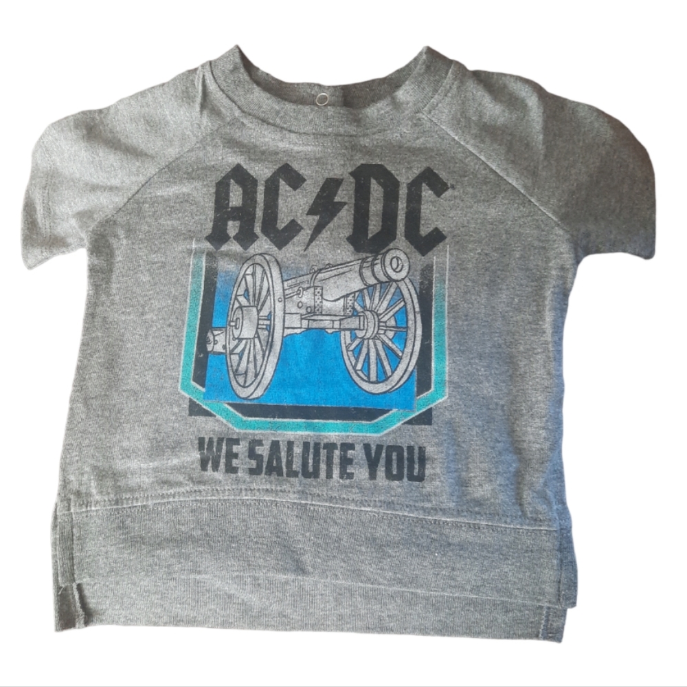 AC/DC short sleeve baby t-shirt 0-3 months new